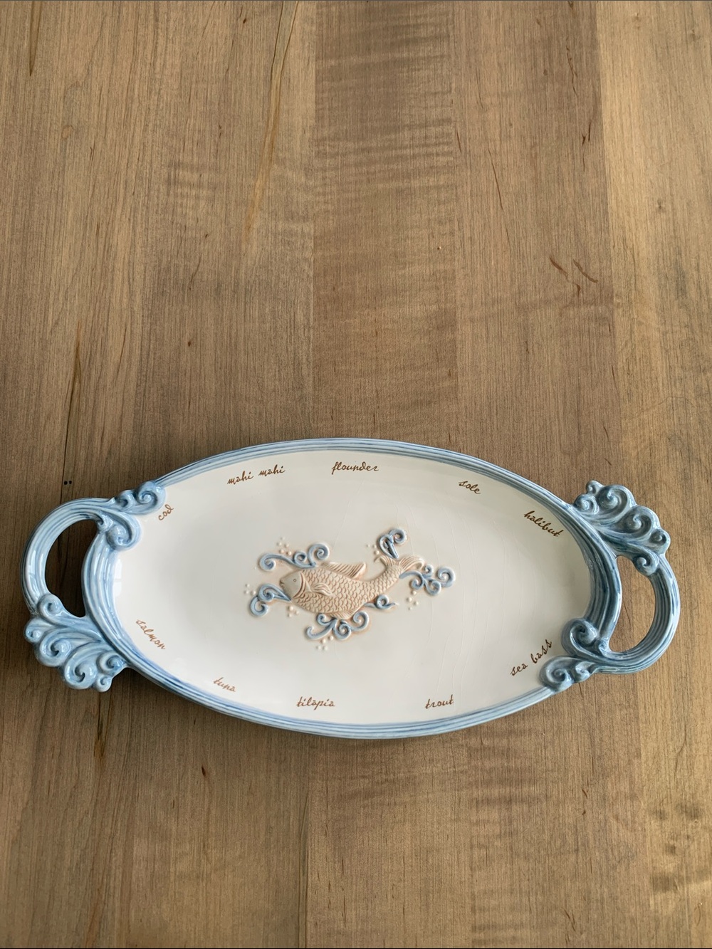 Ceramic Fish Platter